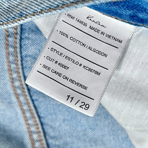 KanCan Ashe Ultra High Rise Straight Leg Jeans Button-Fly Sz 11/29 - Picture 5 of 11